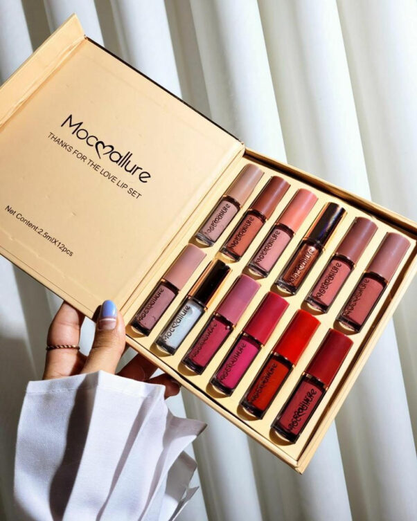 12 Colors Matte Liquid Lipstick Gift Set Long Lasting Waterproof Lip Gloss Collection