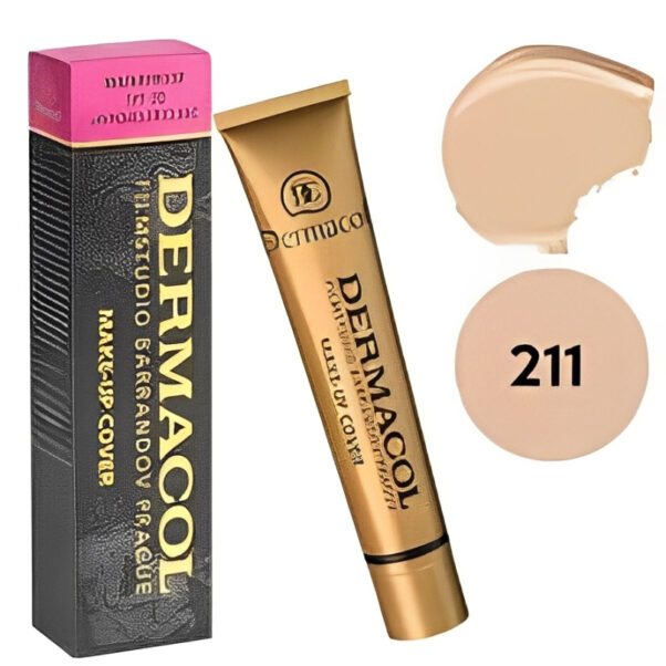 Dermacol Make-Up Cover Foundation SPF 30 – Full Coverage Waterproof Concealing Foundation