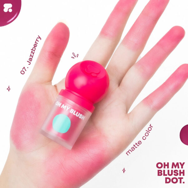 Gentle OH MY BLUSH DOT – Matte Liquid Blush | Long-Lasting Natural Cheek TintScrub